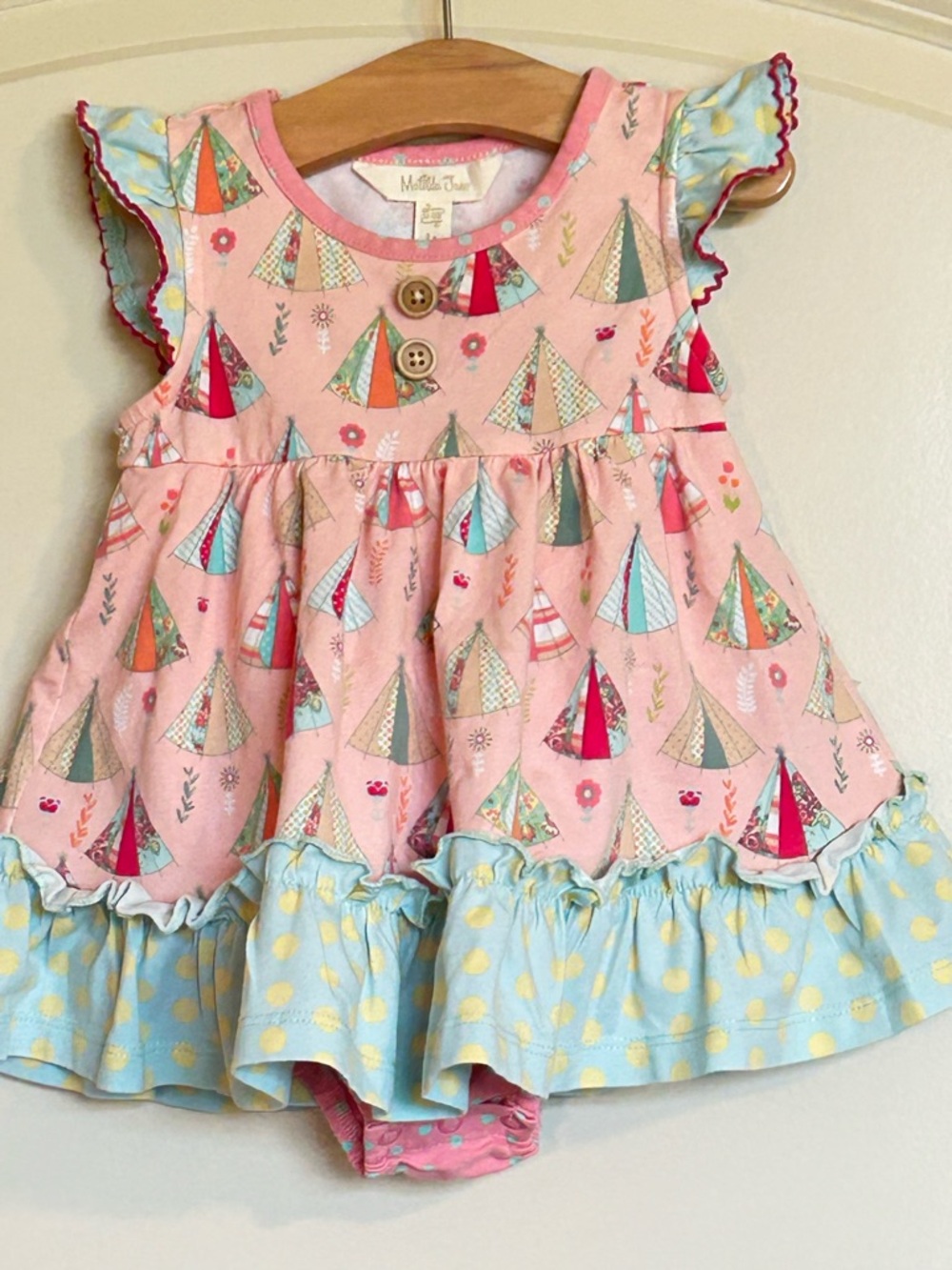 12-18M Matilda Jane Happy Camper Romper